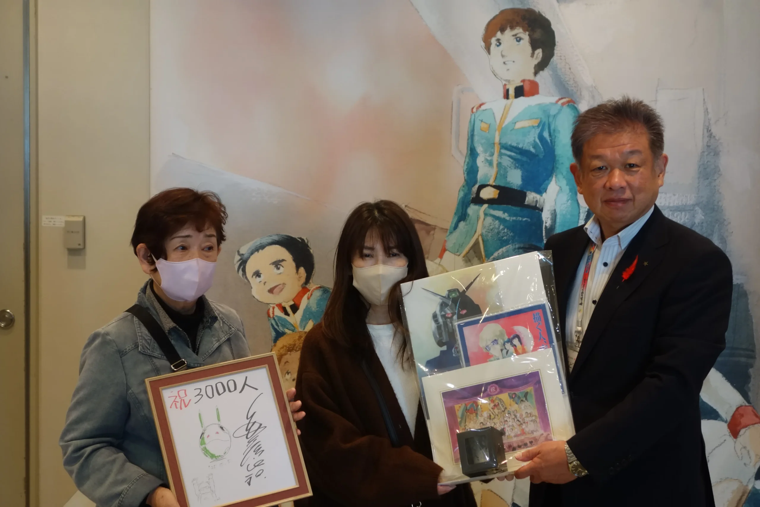 3000人達成!「描く人、安彦良和」